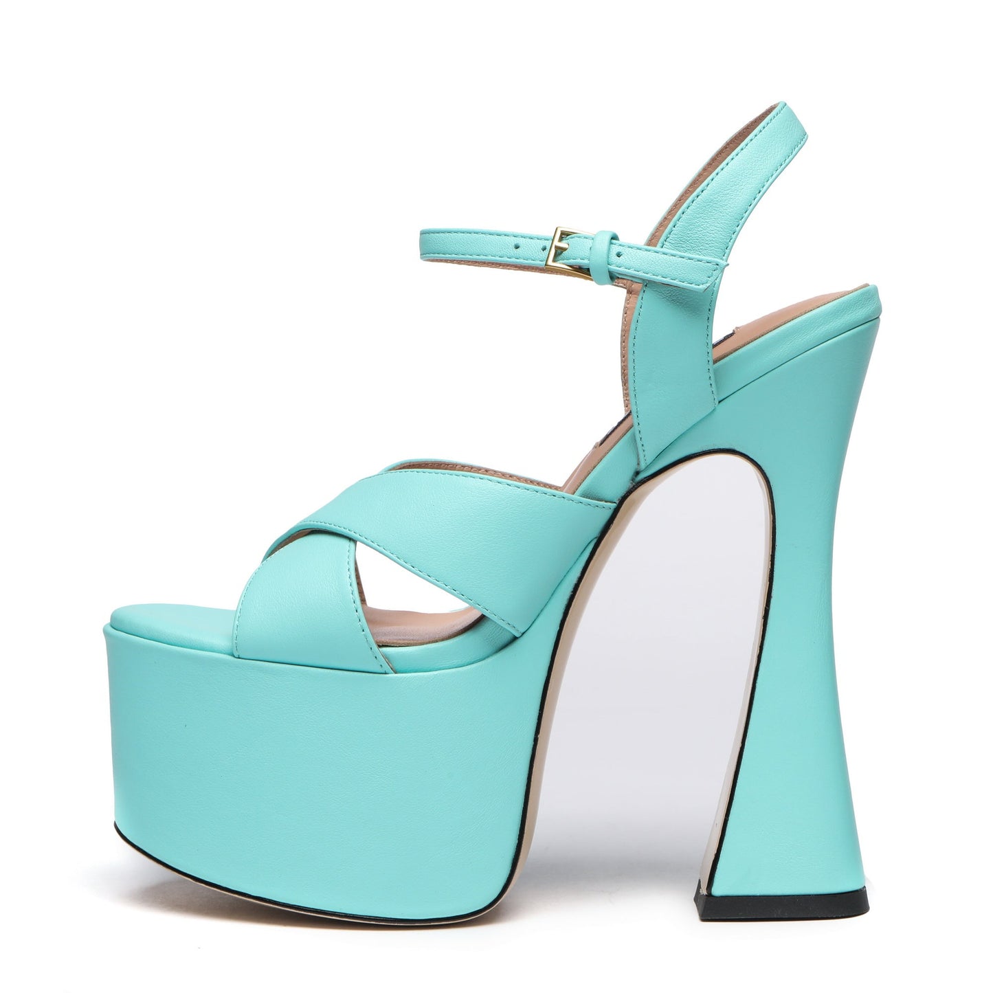 ARIANNA RIVER AQUA LEATHER