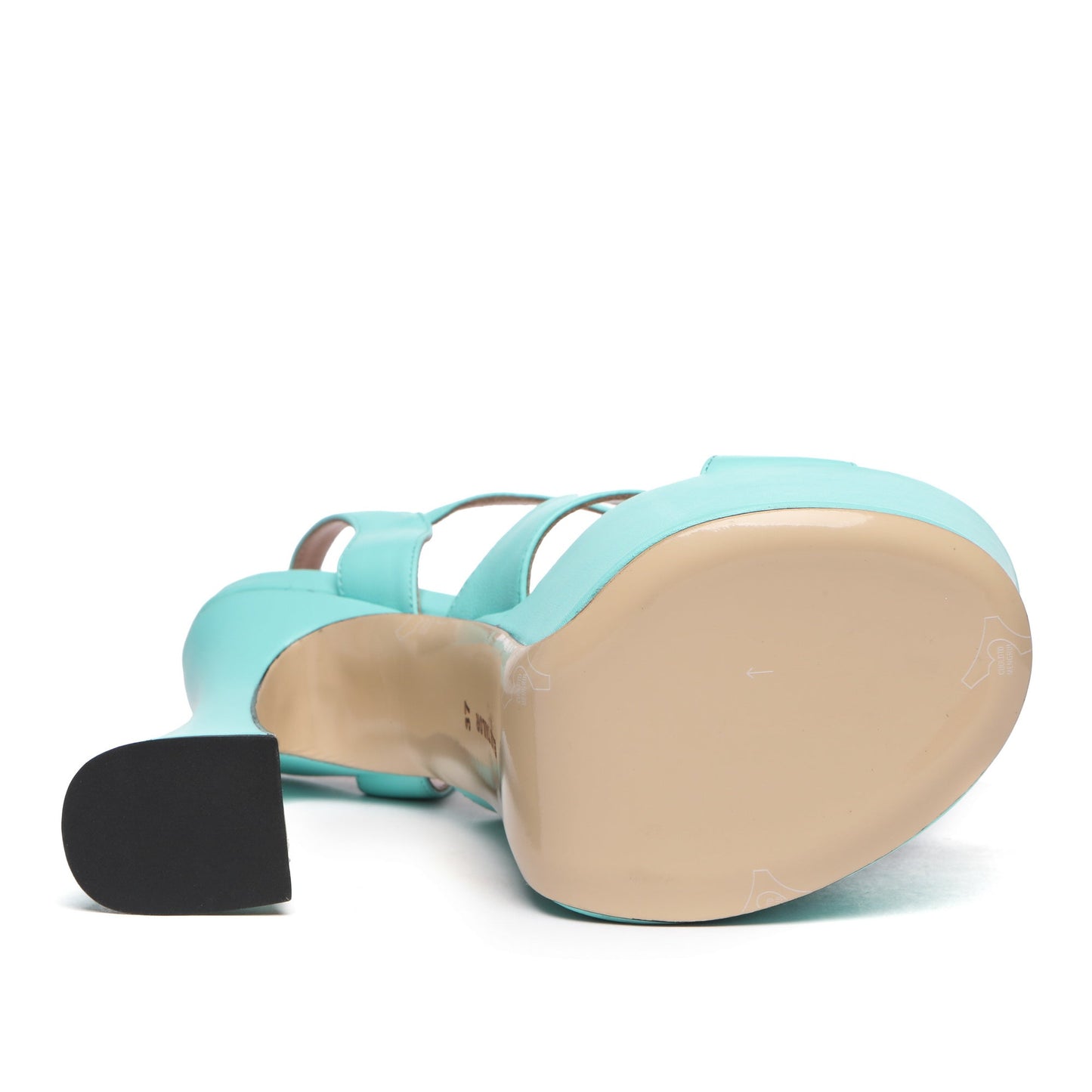 ARIANNA RIVER AQUA LEATHER