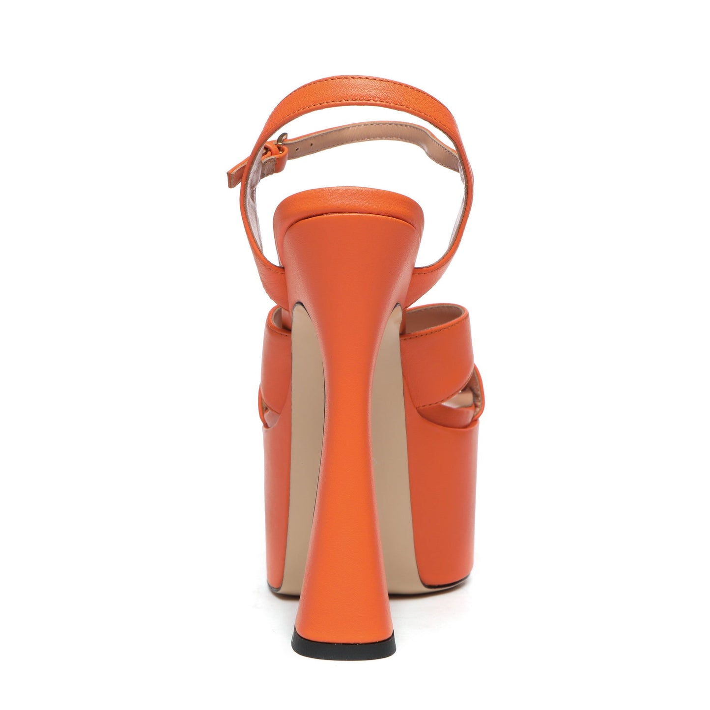 ARIANNA FLAME ORANGE LEATHER