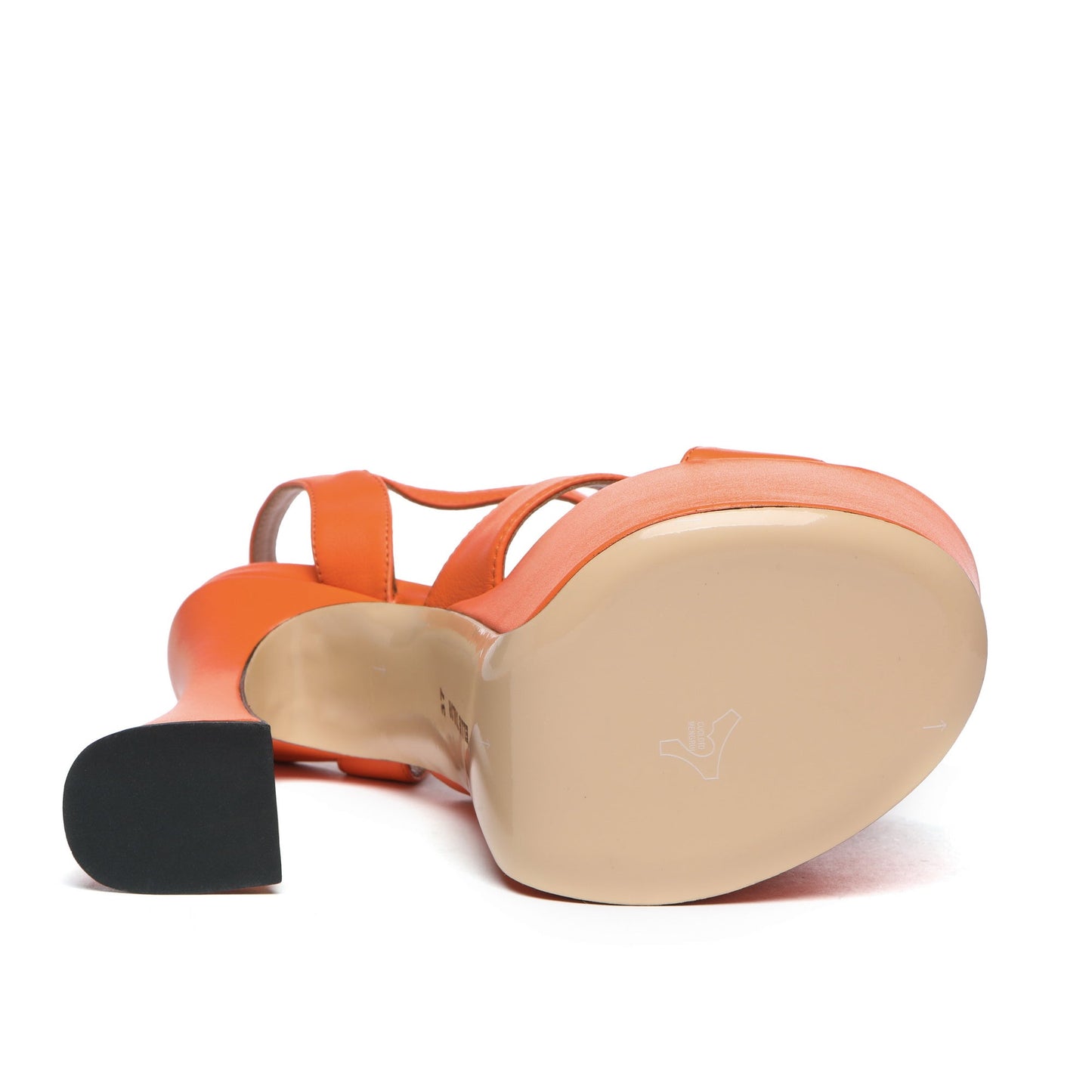 ARIANNA FLAME ORANGE LEATHER