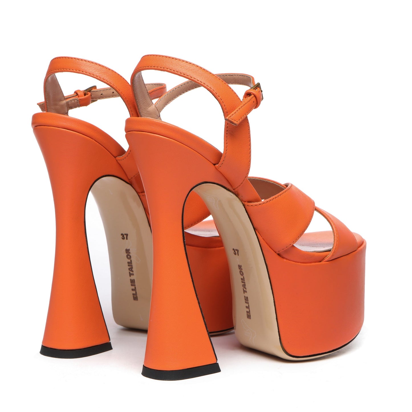 ARIANNA FLAME ORANGE LEATHER