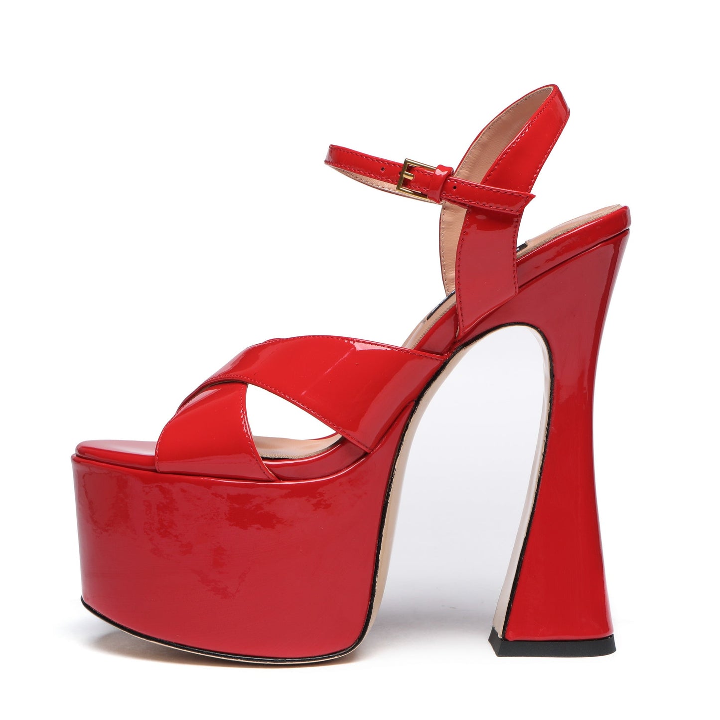ARIANNA RED SHINY LEATHER