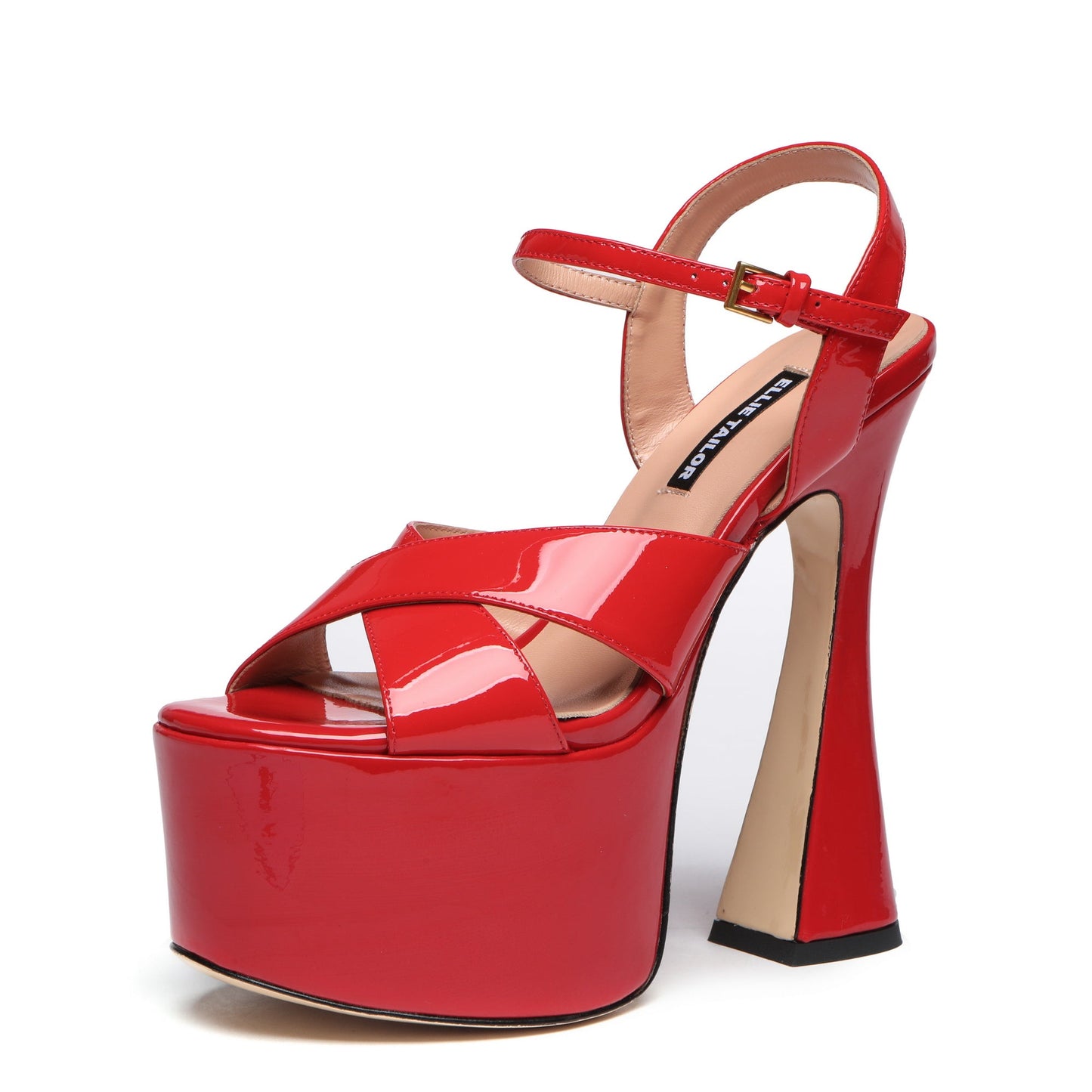ARIANNA RED SHINY LEATHER