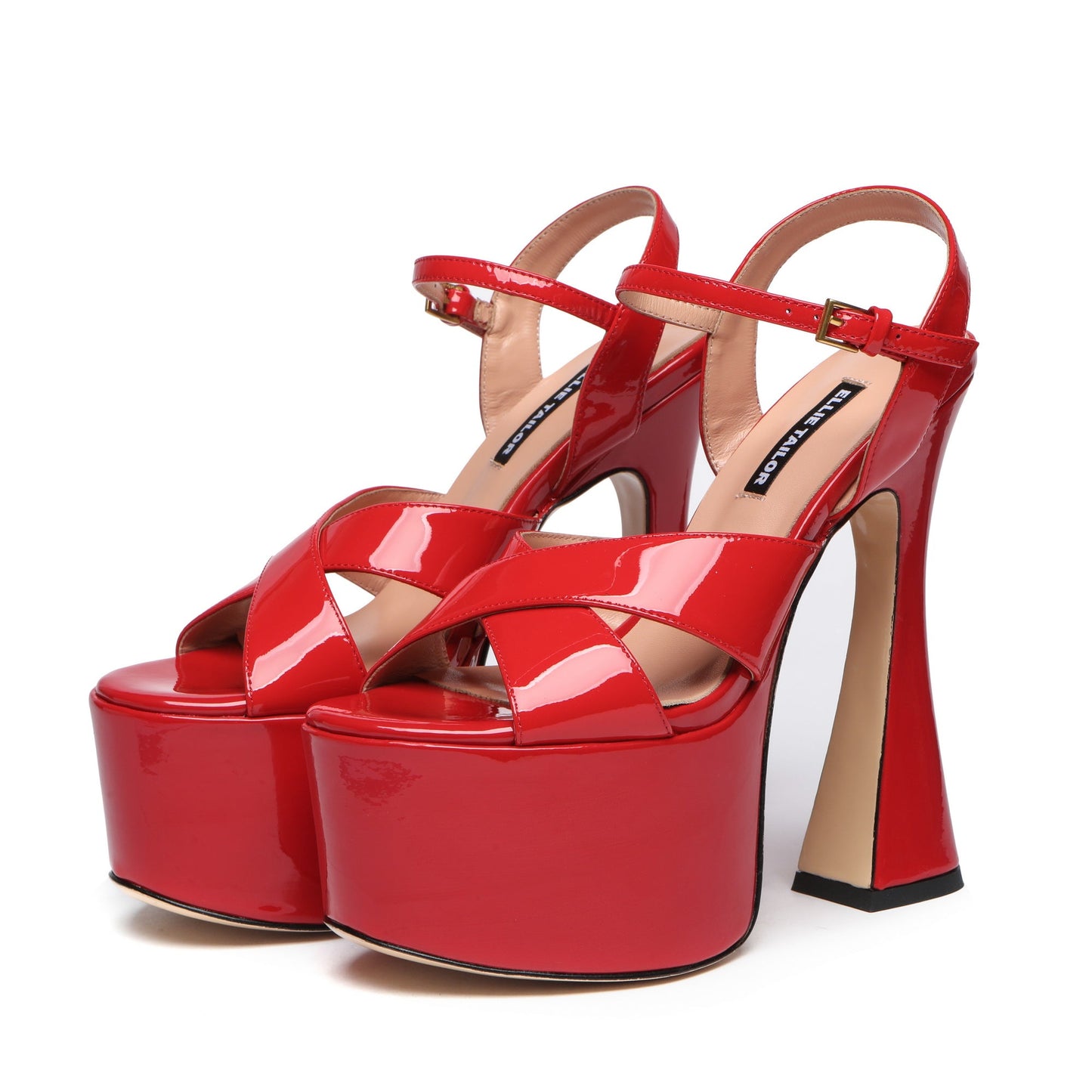 ARIANNA RED SHINY LEATHER