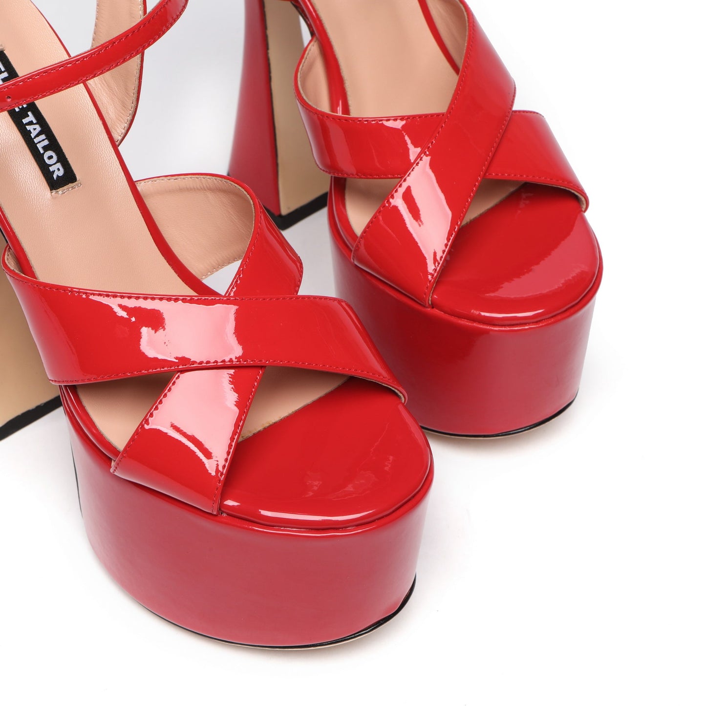 ARIANNA RED SHINY LEATHER