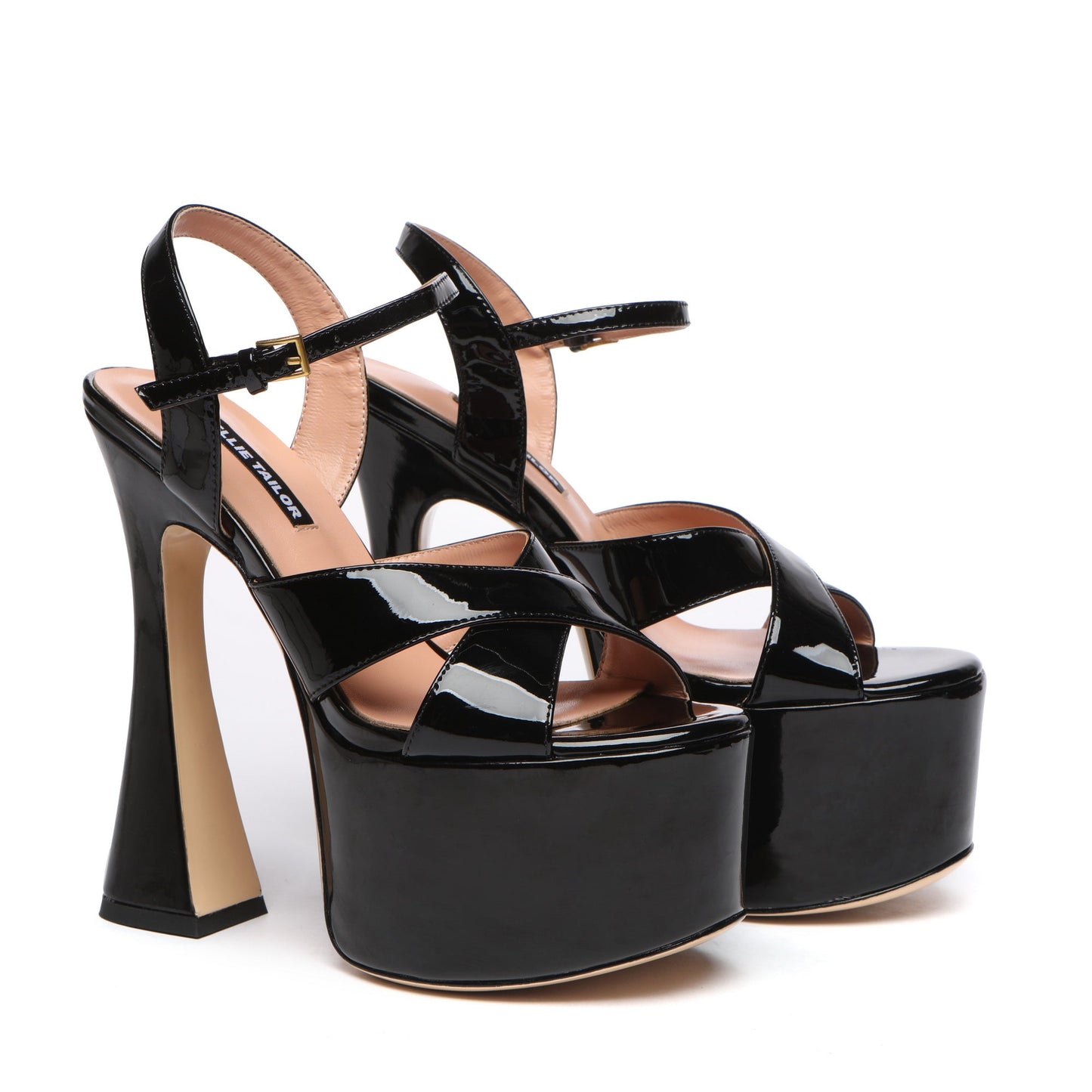ARIANNA BLACK SHINY LEATHER