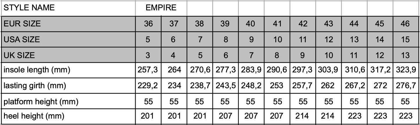 EMPIRE RED SHINY