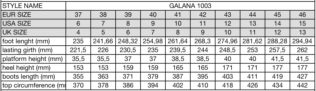 GALANA 1003 BLACK SHINY