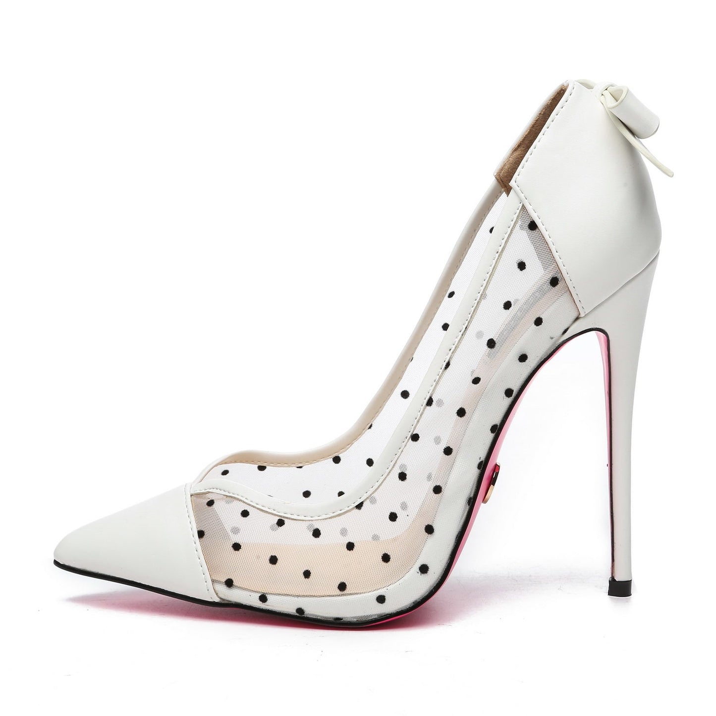 VIVIANNE WHITE MESH PU