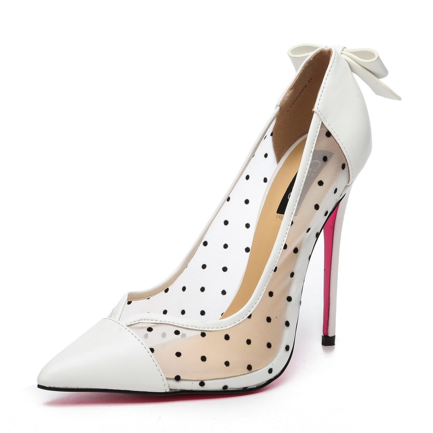 VIVIANNE WHITE MESH PU