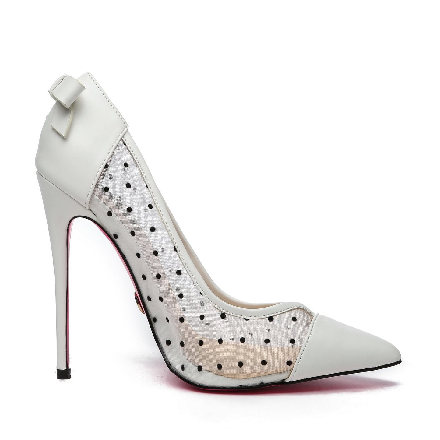 VIVIANNE WHITE MESH PU