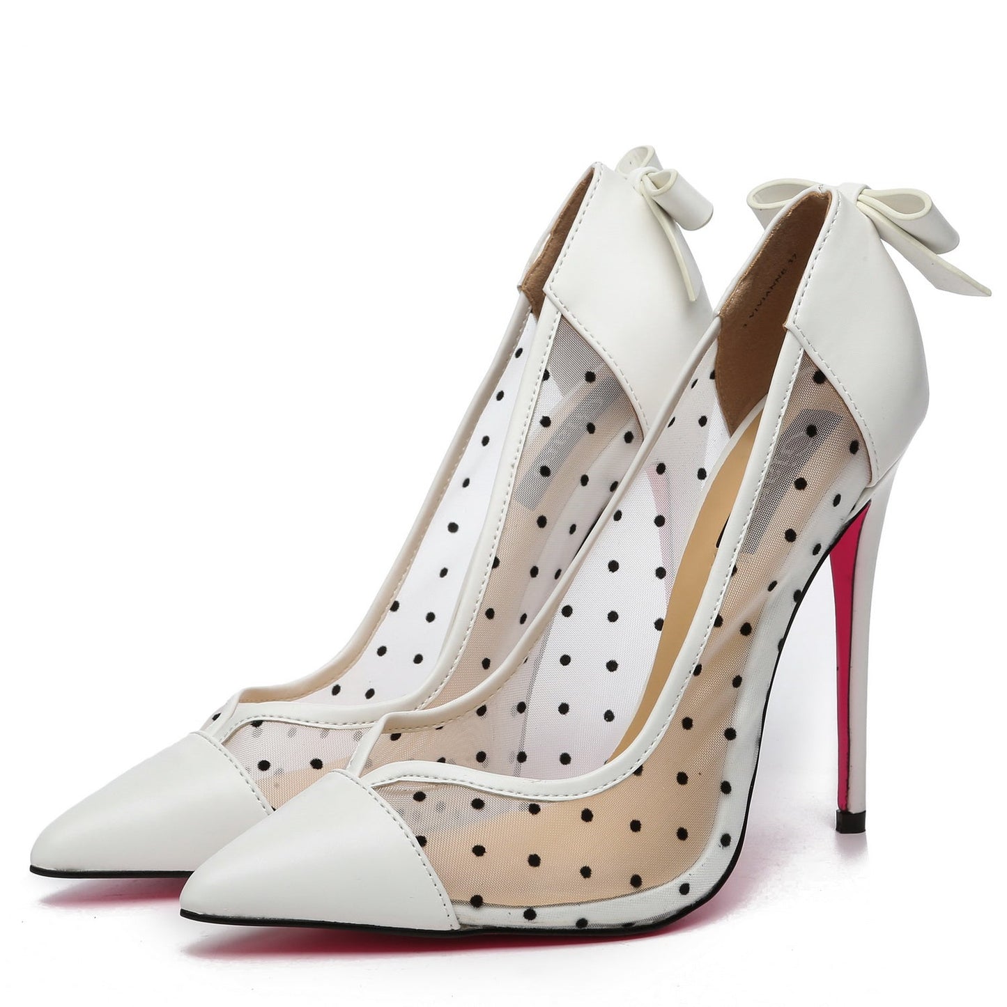 VIVIANNE WHITE MESH PU