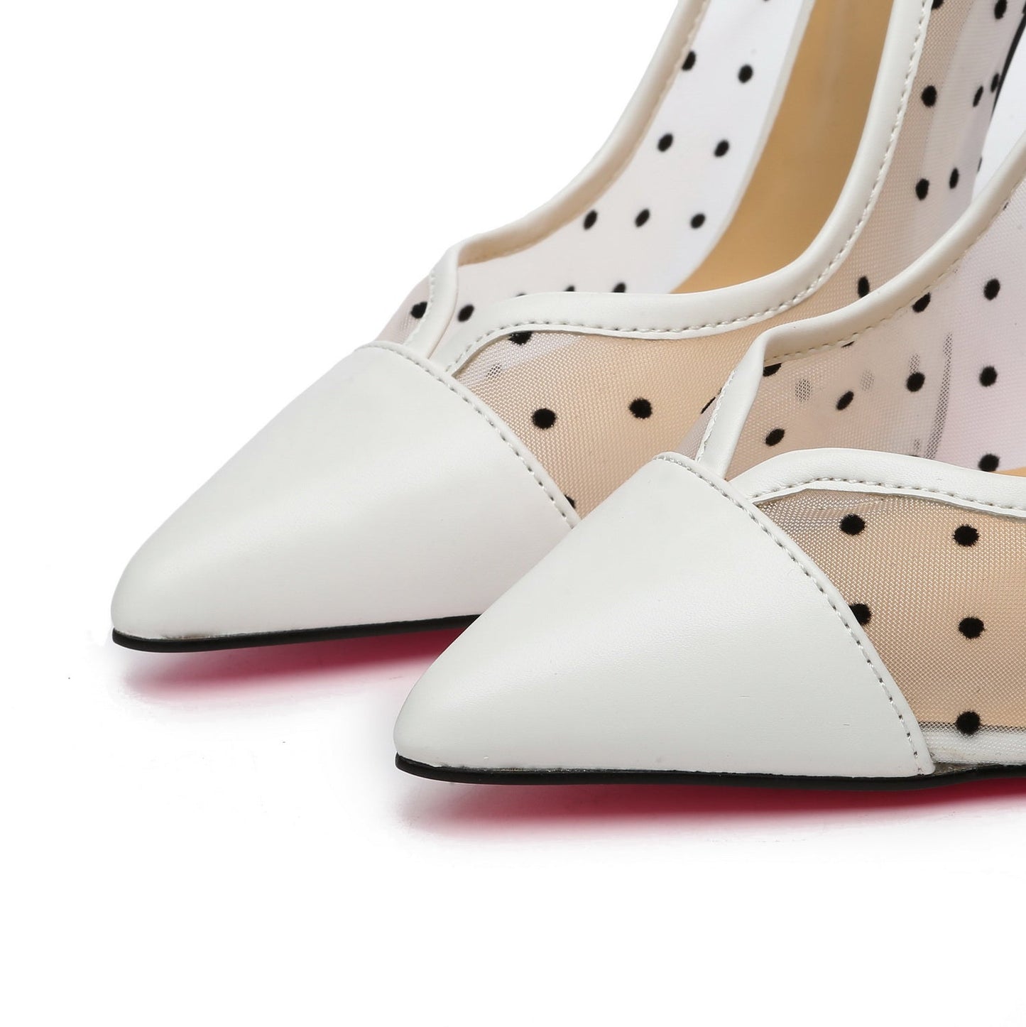 VIVIANNE WHITE MESH PU
