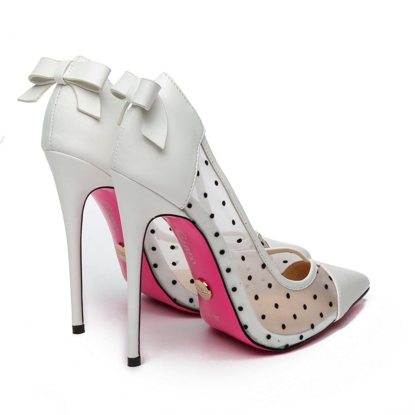 VIVIANNE WHITE MESH PU