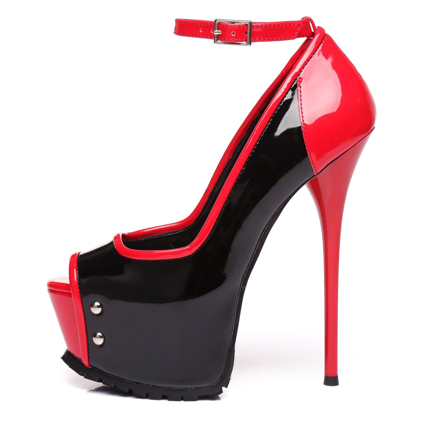 MADISON BLACK RED SHINY