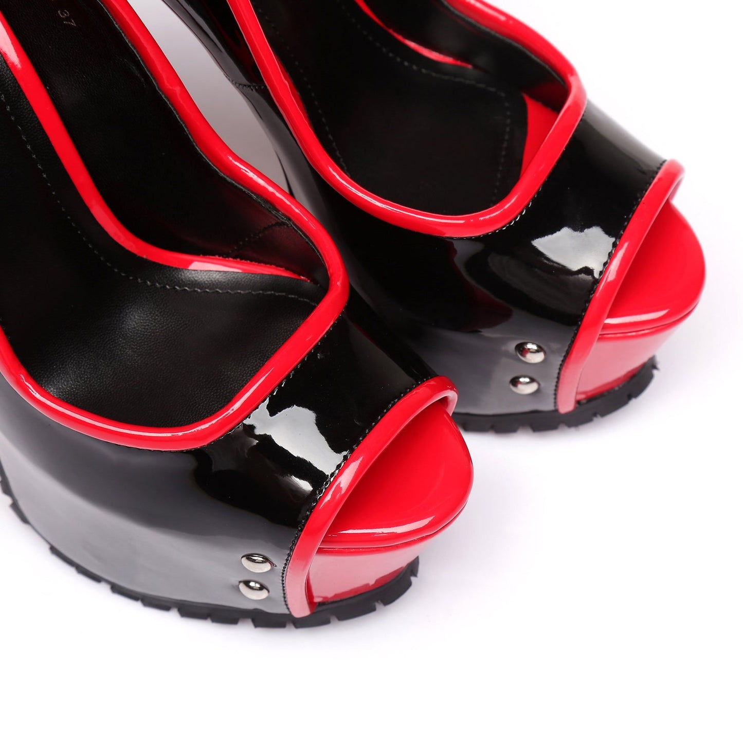 MADISON BLACK RED SHINY