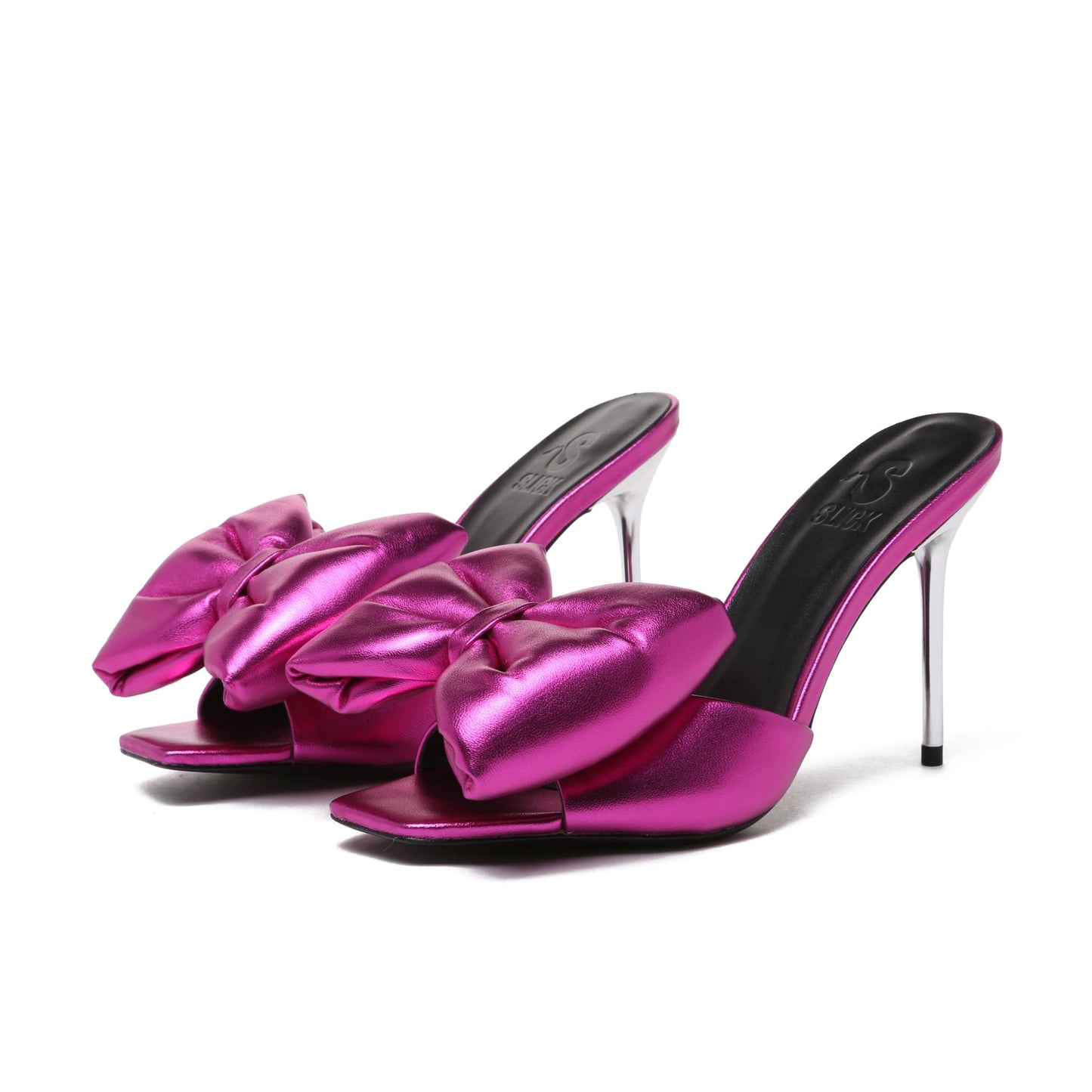 LOVELLA - FUCHSIA METALLIC LEATHER