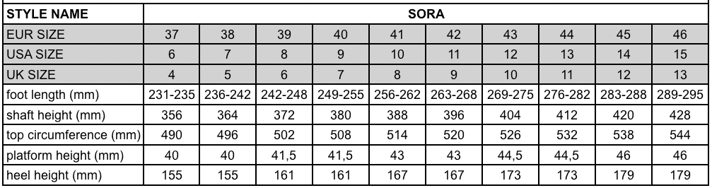 SORA BLACK MATTE