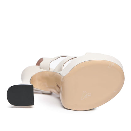 ARIANNA PEARL WHITE LEATHER