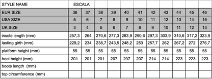 ESCALA BLACK SATIN