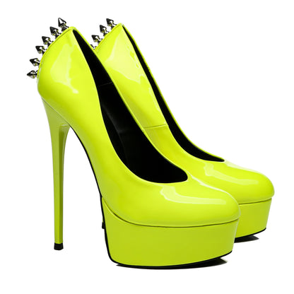 BAD GIRL NEON YELLOW SHINY