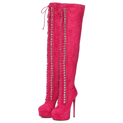 DOMINIQUE FUCHSIA VELOUR