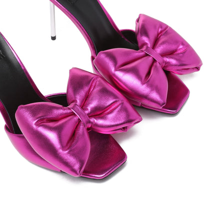 LOVELLA - FUCHSIA METALLIC LEATHER