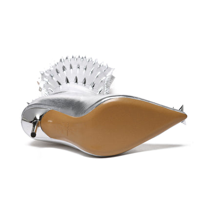 BELLA - SILVER METALLIC LEATHER
