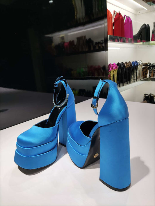 VINA BLUE SATIN